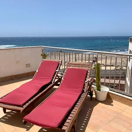 شقة Beachfront Penthouse By Vv Canary Ocean Homes El Médano
